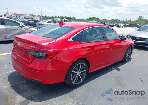 2023 Honda Civic Touring z USA, uszkodzony, nr VIN 2HGFE1F94PH323451